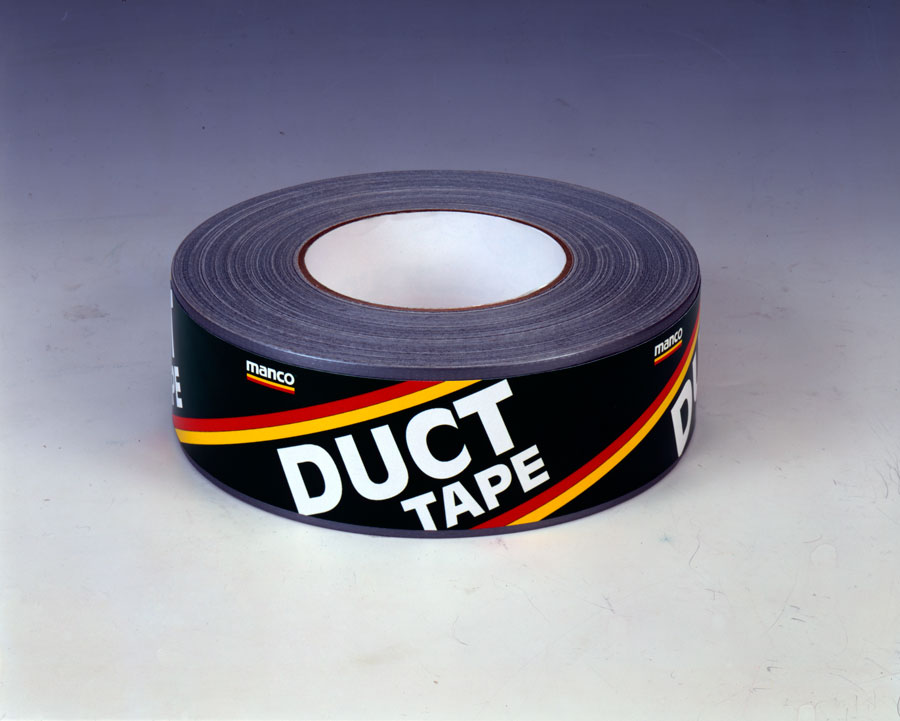 duct-tape-roll-on-grey-background