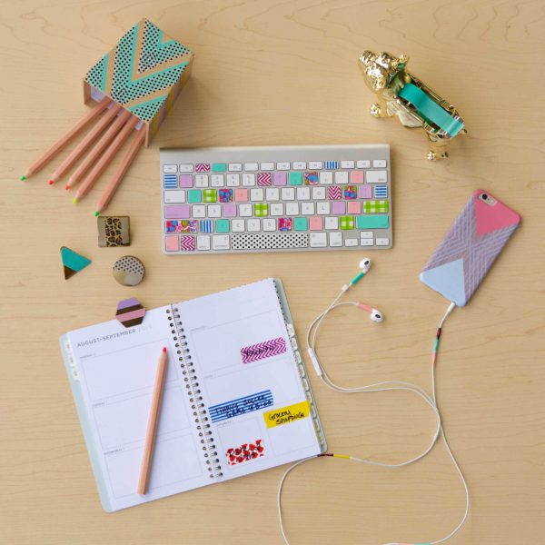 5 Ways to Personalize Your Workspace with Washi Tape
