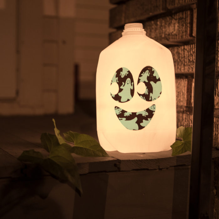 milk jug lanterns