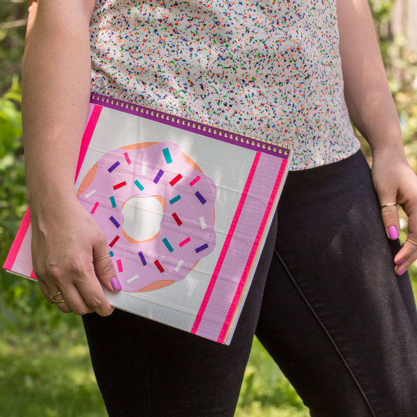 Completed Duck Tape® Donut Notebook