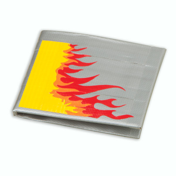 Completed Duck Tape® Flame Wallet