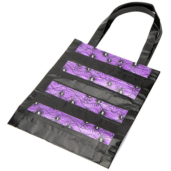 Completed Duck Tape® Halloween Tote