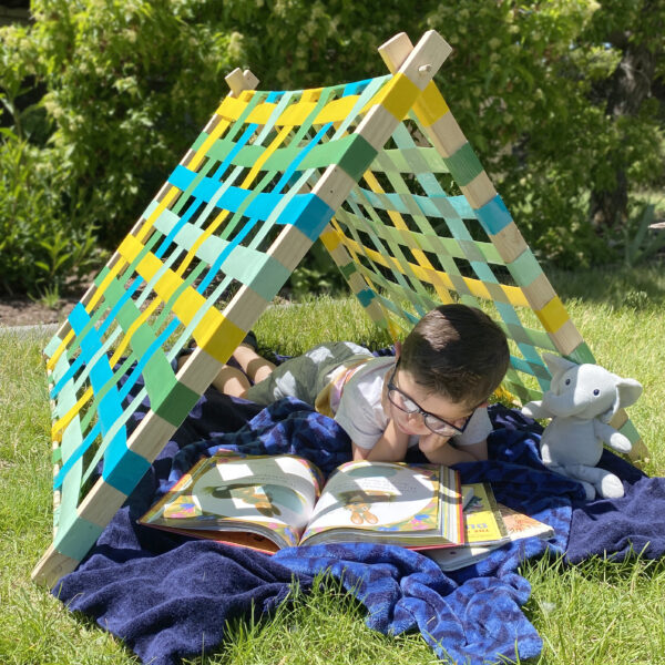 Duck Tape Play Tent 1