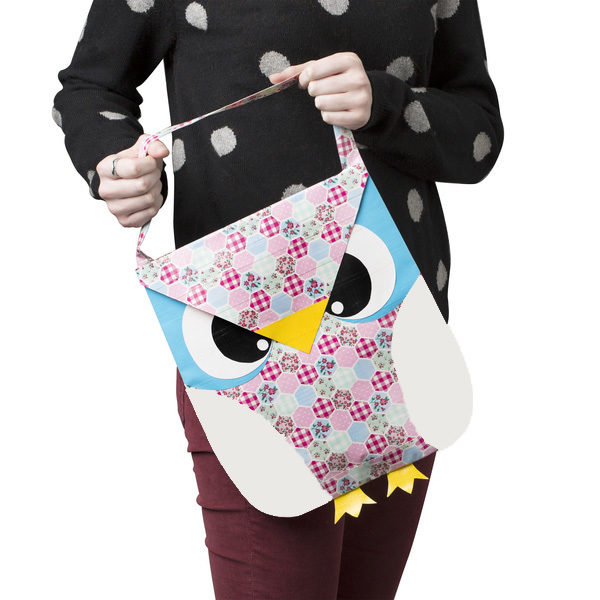 Completed Duck Tape® Owl Tote