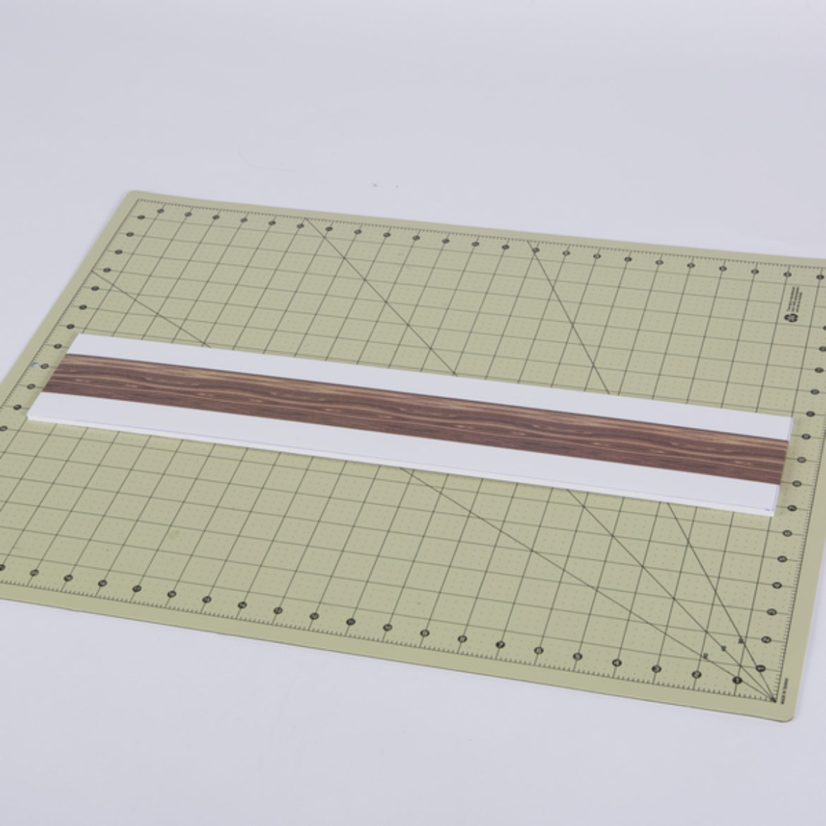 Foam core board covered in wood pattern Duck Tape
