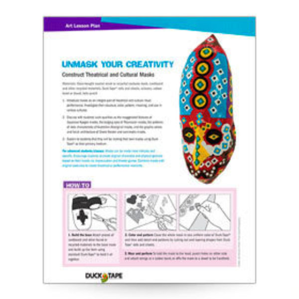 Unmask Your Creativity Lesson Plan
