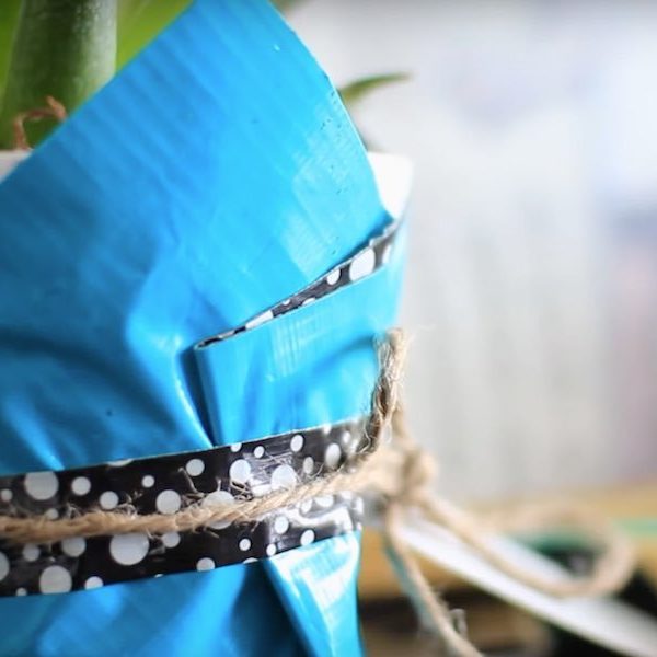 Duck Tape Crafts With Laur Diy How To Make A Plant Holder